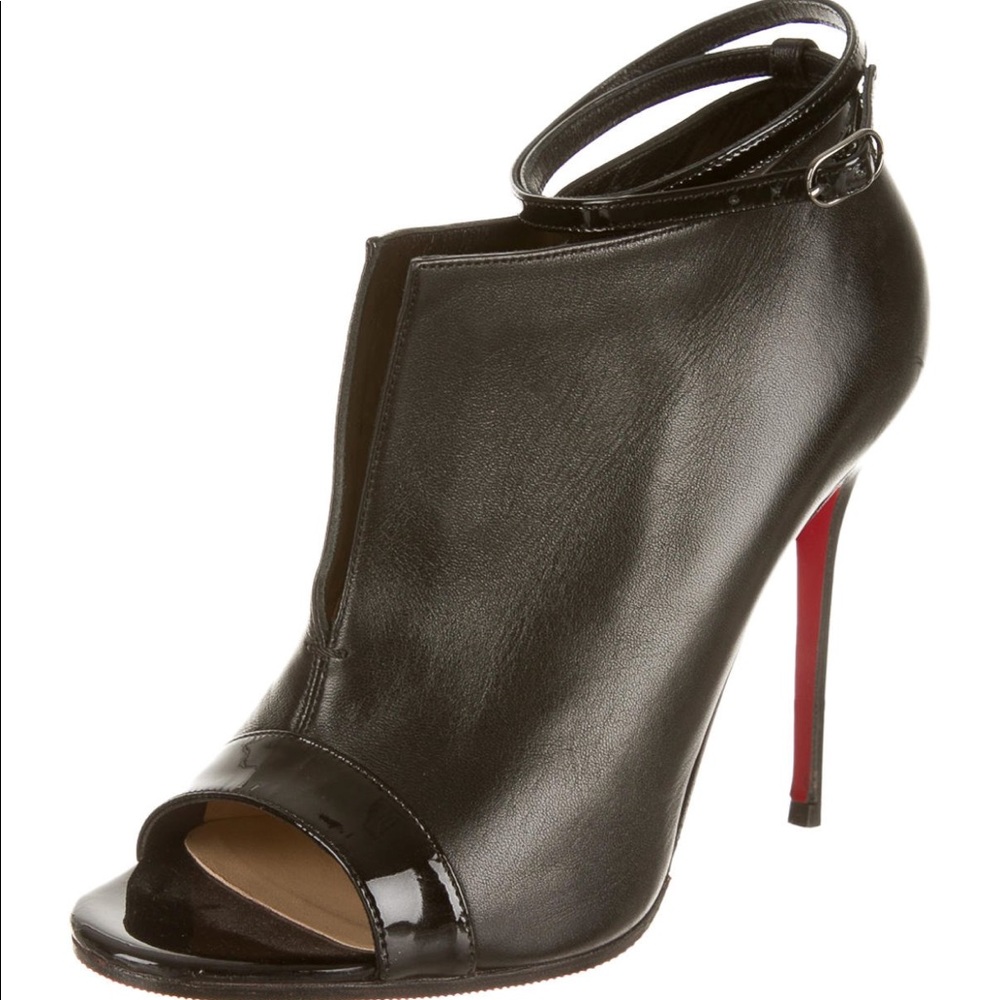 Authentic Black Christian Louboutin Booties